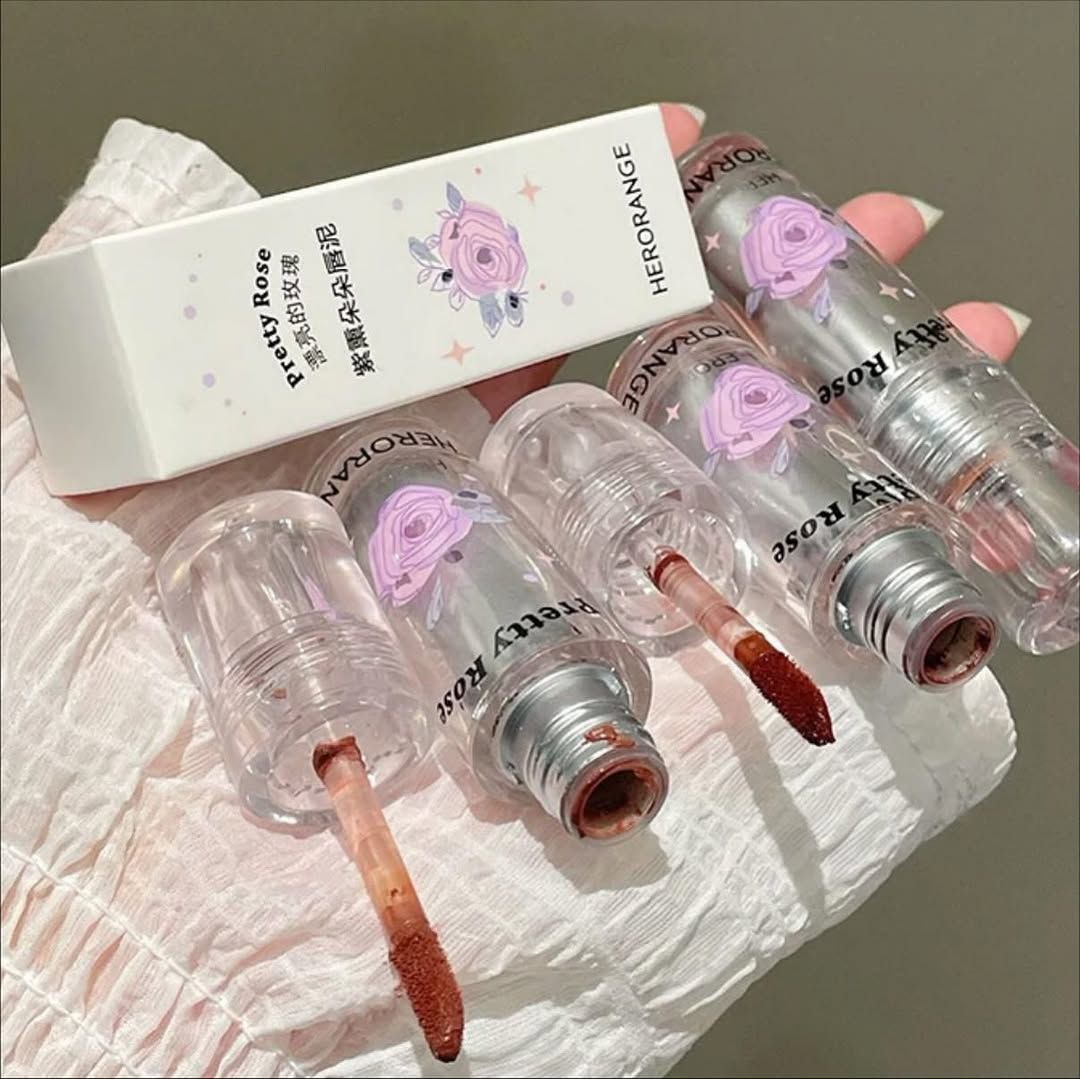 A aHerorange pretty rose lipmud lipstick