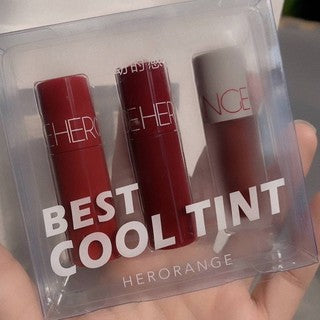 A Herorange velvet smooth lipstick set 3 pcs