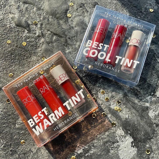 A Herorange velvet smooth lipstick set 3 pcs