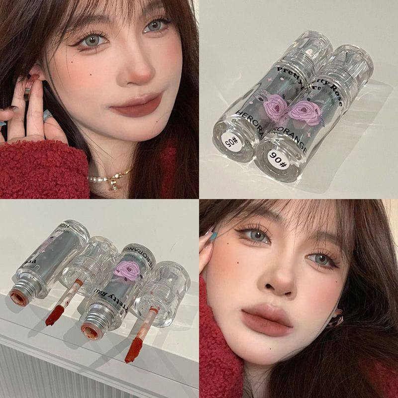 A aHerorange pretty rose lipmud lipstick